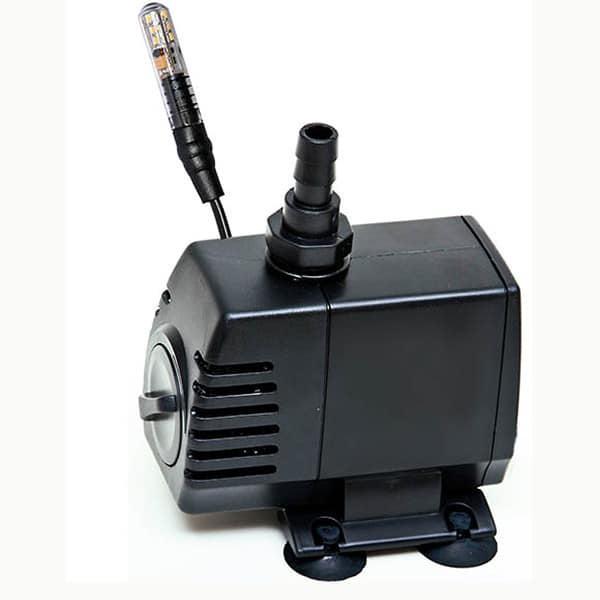 Vattenstenspump AQ 350, 12V, med lampa