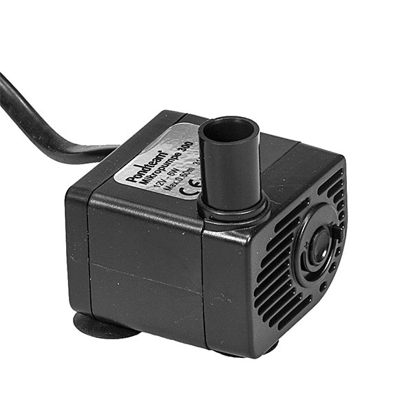 Vattenstenspump mikro AQ 300, 12V, med lampa